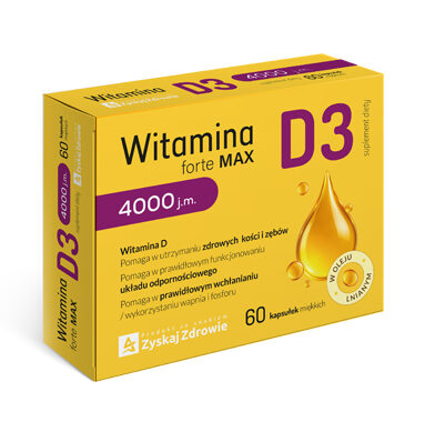 Witamina forte MAX D3 4000